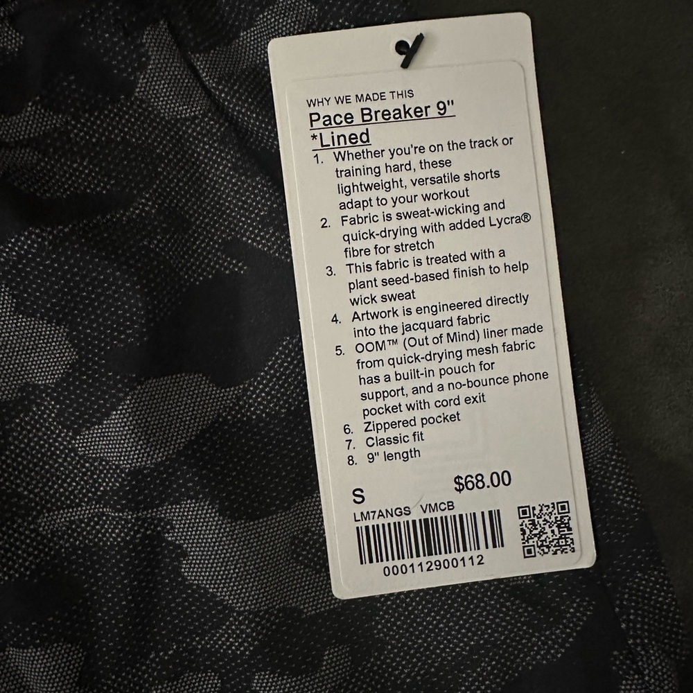 Lululemon Combat shorts 9 inch shorts